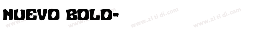 Nuevo Bold字体转换